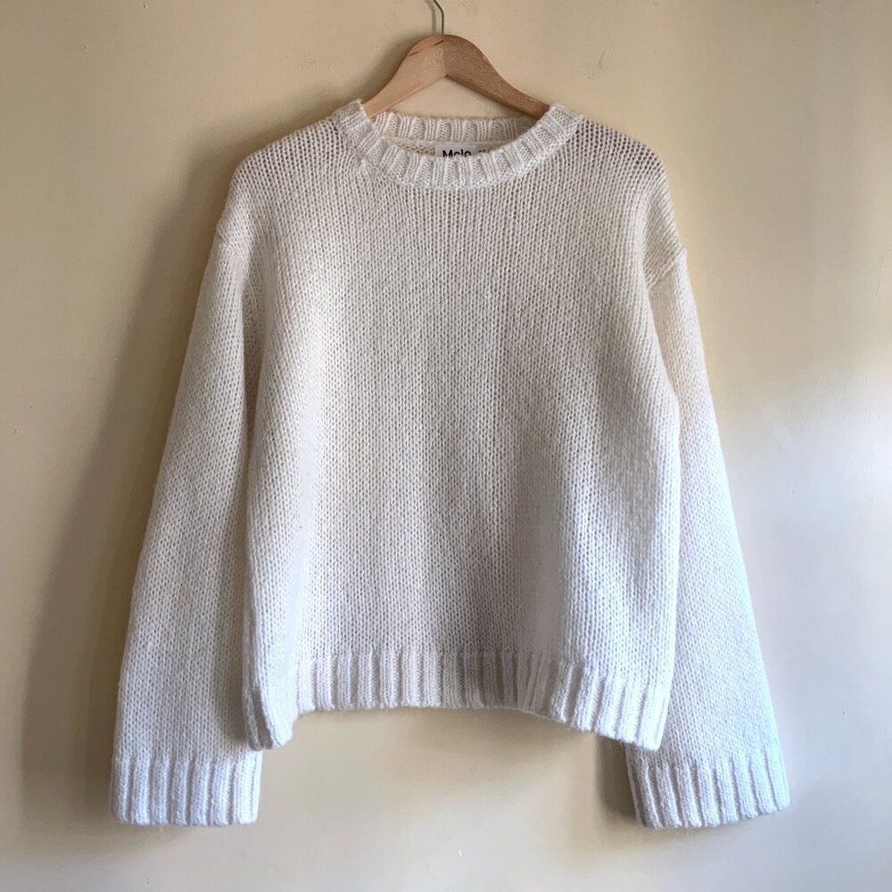 Molo Gertina Cream Alpaca Wool Sweater Girls Size XL 16/17 Women's Size M